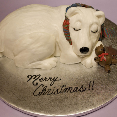 Christmas Polar Bear