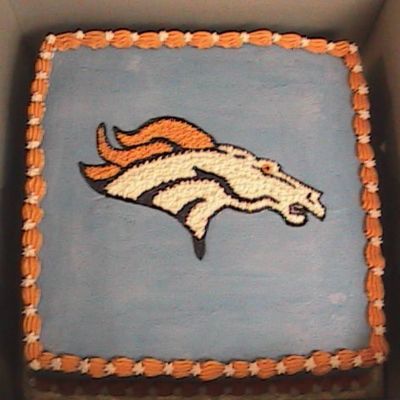 Bronco's Birthday Cake