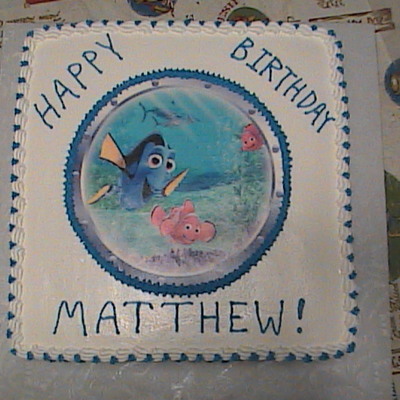 Nemo Birthday Cake