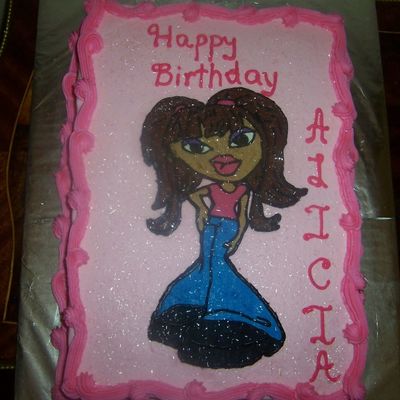 Bratz B-Day Cake