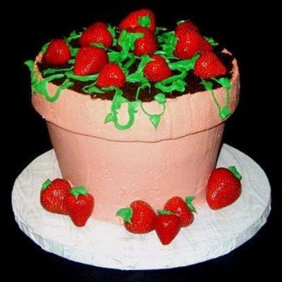 Whiiped Icing With Strawberries...