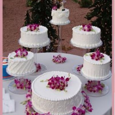 Buttercream With Fresh Orchids