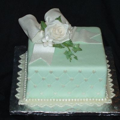 Fondant Practice Cake..