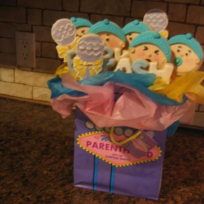 Baby Boy Cookie Bouquet