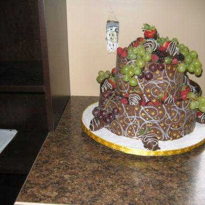 50Th Birthday Cake With Fruit