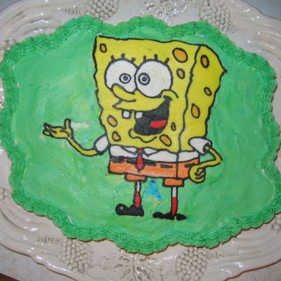 Spongebob Cupcake Cake