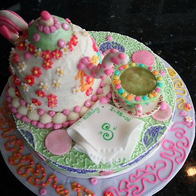 Tea Party Cake, 5Th Birthday