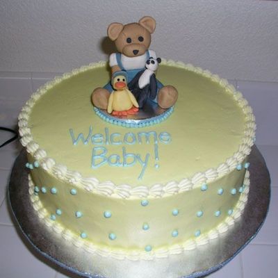 Blue Jean Teddy Baby Shower