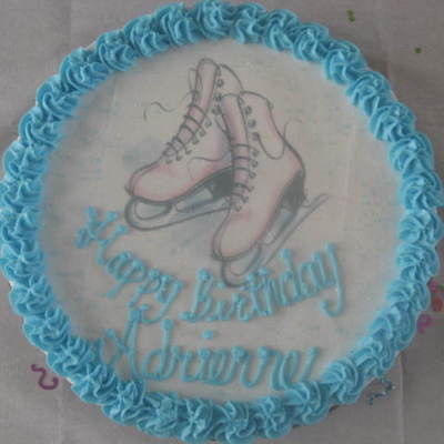 Ice Skating Cake