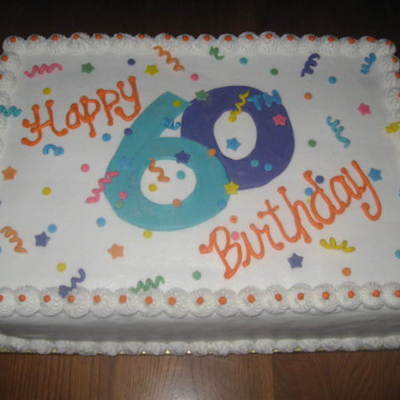 60Th Birthday Cake