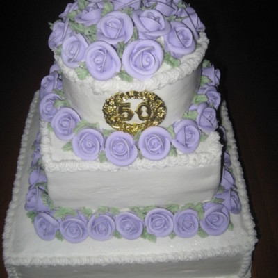 50Th Wedding Anniversary Cake