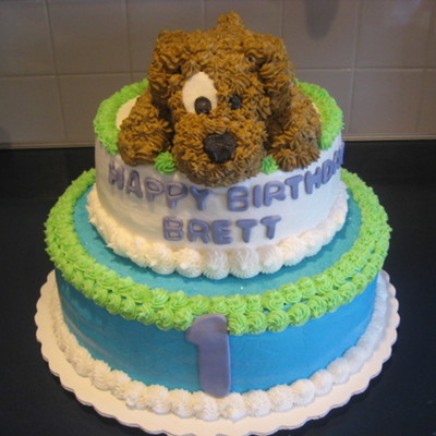 Puppy Birthday Cake