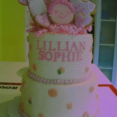 Christening Cake For Lillian