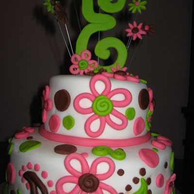 18Th Birthday With Initial Topper