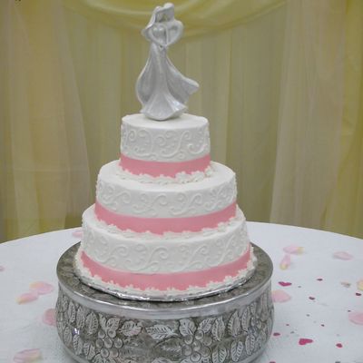 Pink Wedding Cake