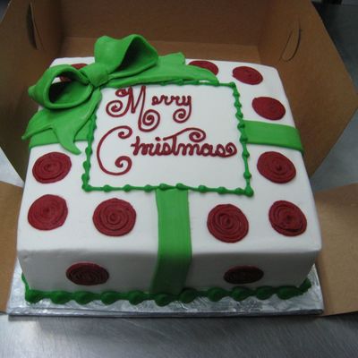 Polka Dot Christmas Present