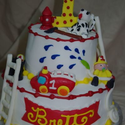 First Birthday Fireman