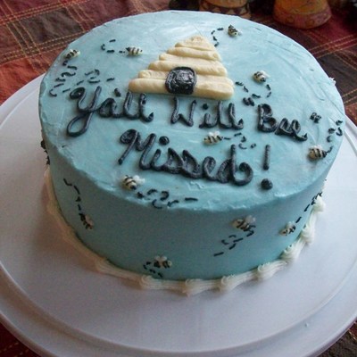 Farewell Bee Hive Cake