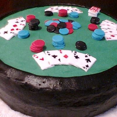 Poker Cake
