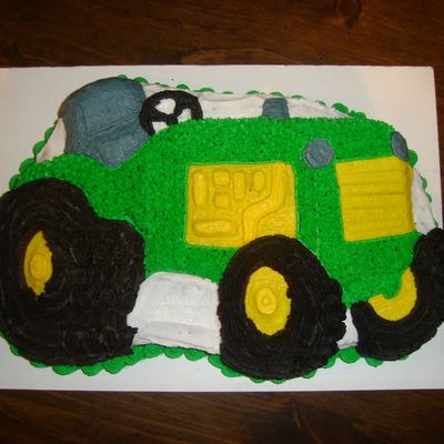 Tractor Birthday Cake
