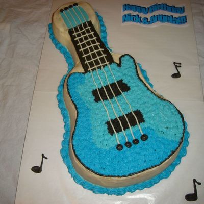 Electric Guitar Cake