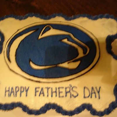 Penn State Father's Day Cake