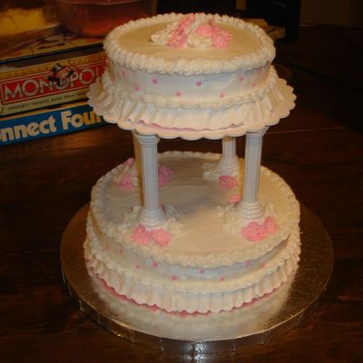First 2-Tiered Cake