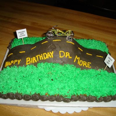 Over The Hill 50Th Cake