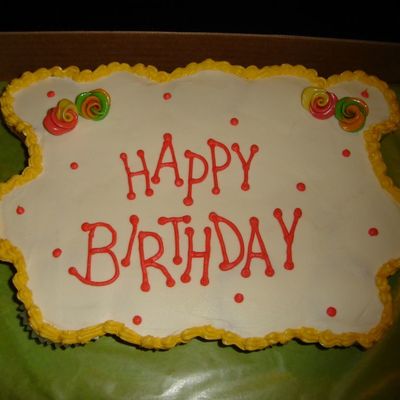 Birthday Cupcake Cake