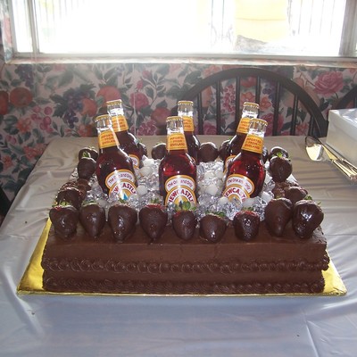 Beer Groom's Cake