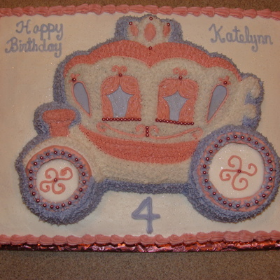 Princess Carriage Birthday Cake