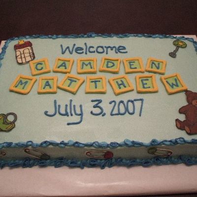 Baby Shower Cake