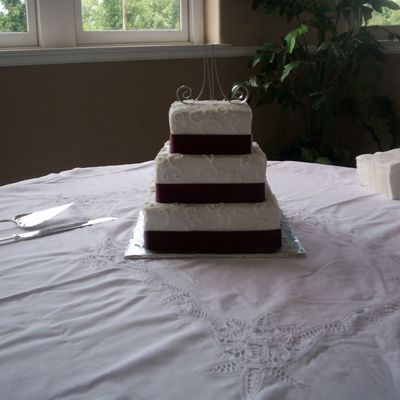 Square Wedding Cake