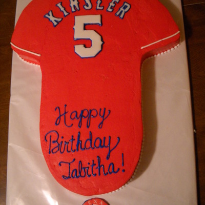 Texas Rangers Ian Kinsler Cake