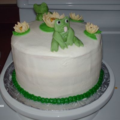 Frog Birthday Cake