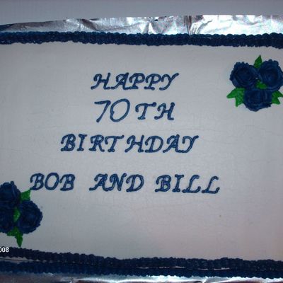 70Th Birthday Cake