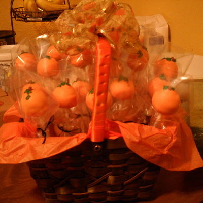 Pumpkin Cake Pops