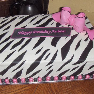 Zebra Birthday