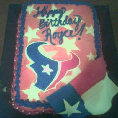 Houston Texans Birthday Cake