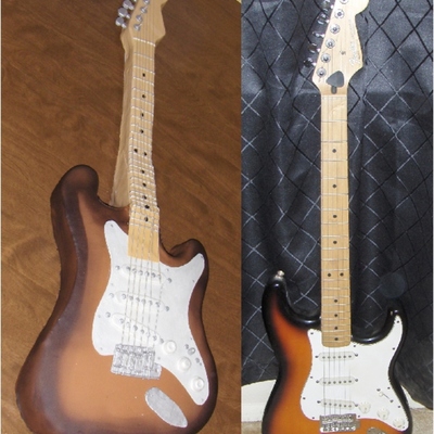 Fender Stratocaster And Inspiration Guitar