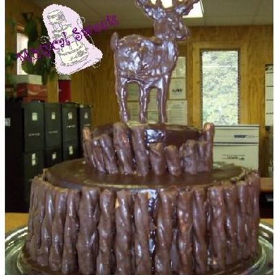 Deer In The Woods Cake