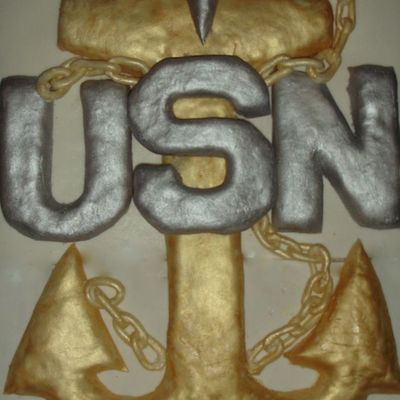 Retirement Cake For A Usn Senior Chief.