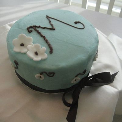 Blue Flower Cake