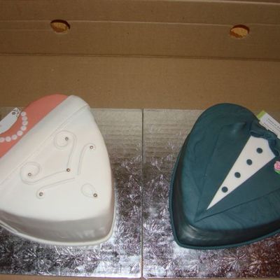 Groom And Bride Hearts