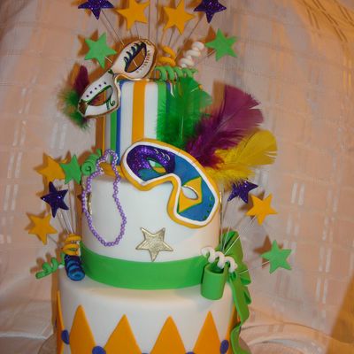 Mardis Gras Bridal Shower
