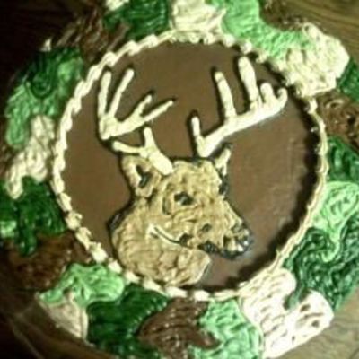 Camo Groom's Cake