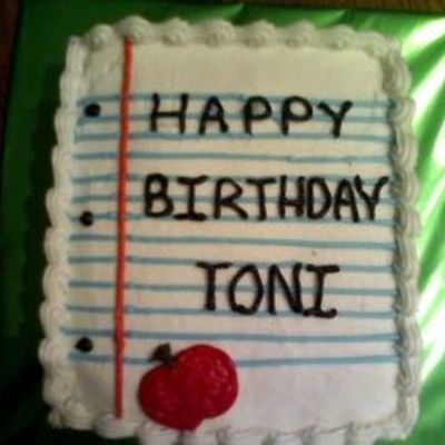Notebook Birthday Cake