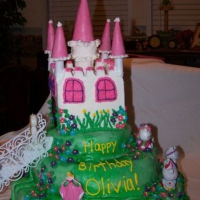 Princess Cake Mixed With Hello Kitty