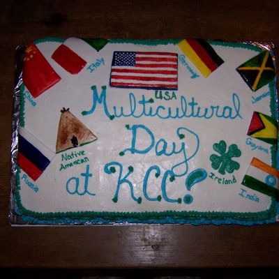 Multi-Cultural Day Cake