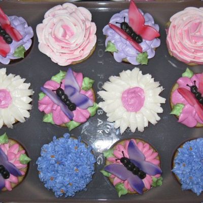 Butterflies And Flowers